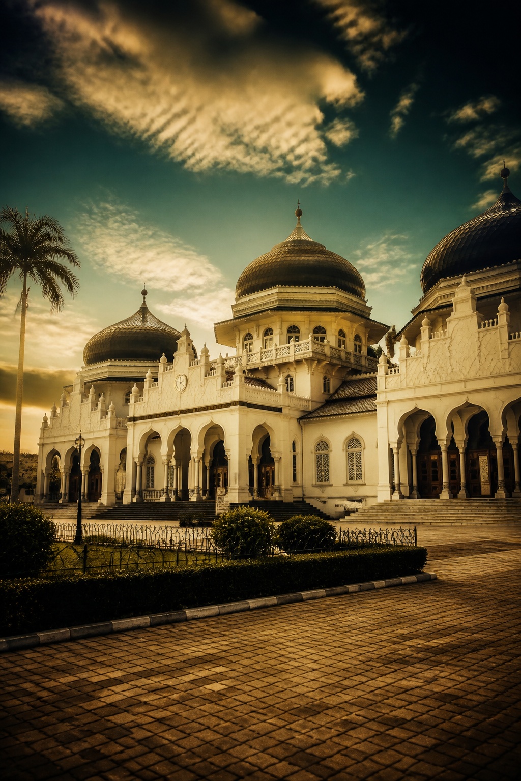 Detail Arsitektur Kubah Masjid Raya Baiturrahman